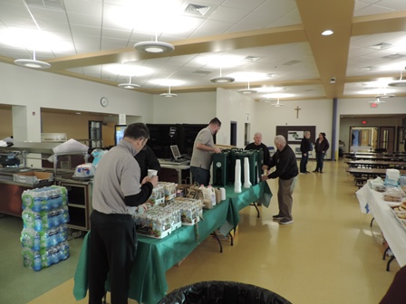 CSOA Clinic February 2020 - Breakfast Set up